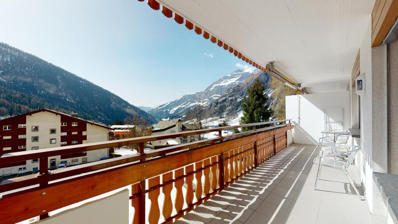 Gonenstein Residence In Leukerbad, Entire Apartment/Studio With Balcony Exterior foto